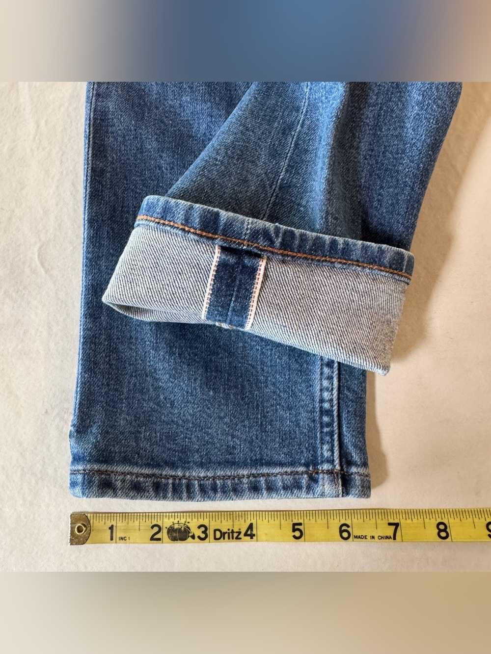 Everlane The Selvedge Slim Fit Jeans Denim Blue
Mid-Rise Organic Cotton (29) - Picture 10 of 15